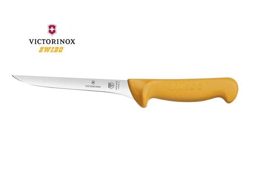 Нож для обвалки Victorinox Swibo изогнутый, узкий, гибкий 5.8409.13 / 5.8409.16, желаемая длина: 13см
Нож для обвалки Victorinox Swibo изогнутый, узкий, гибкий 5.8409.13 / 5.8409.16, желаемая длина: 13см
