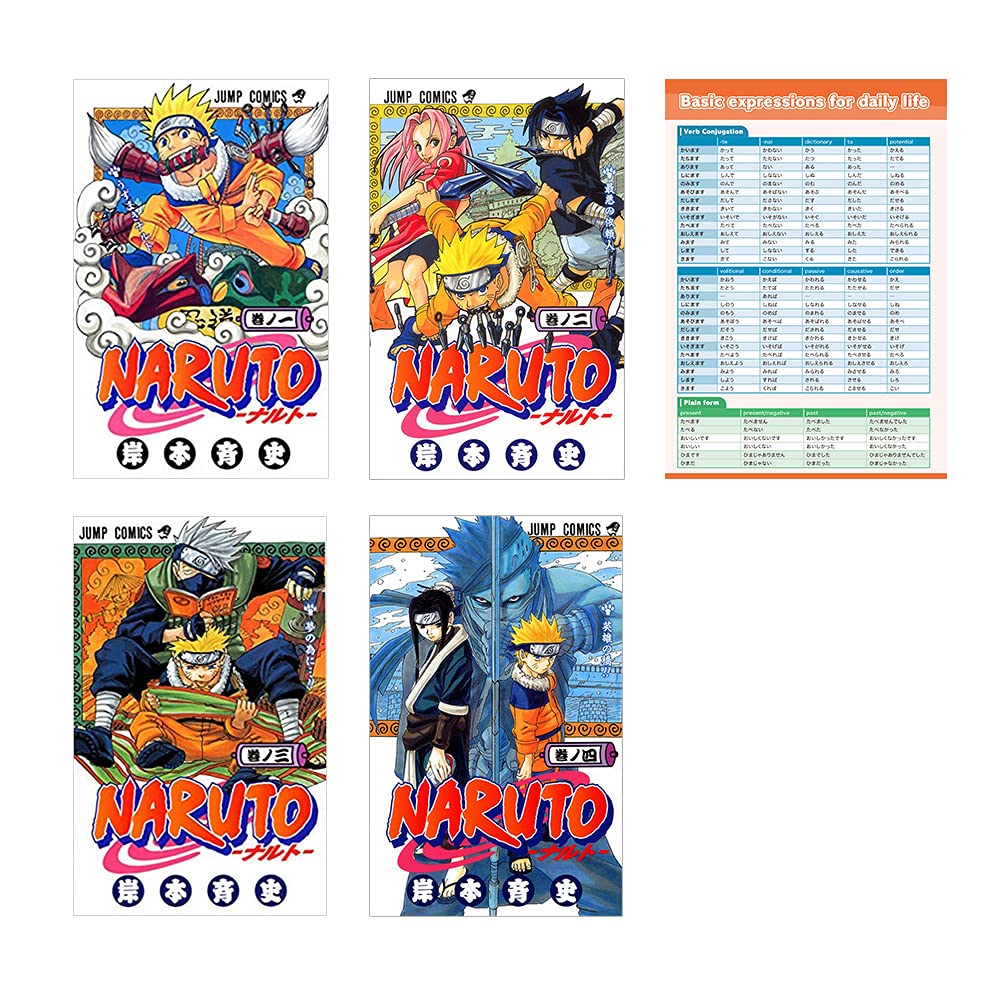 Naruto Manga Vol 1 - 4 Collection ( Japanese Edition ) Basic Expression (Shueisya)
Naruto Manga Vol 1 - 4 Collection ( Japanese Edition ) Basic Expression (Shueisya)