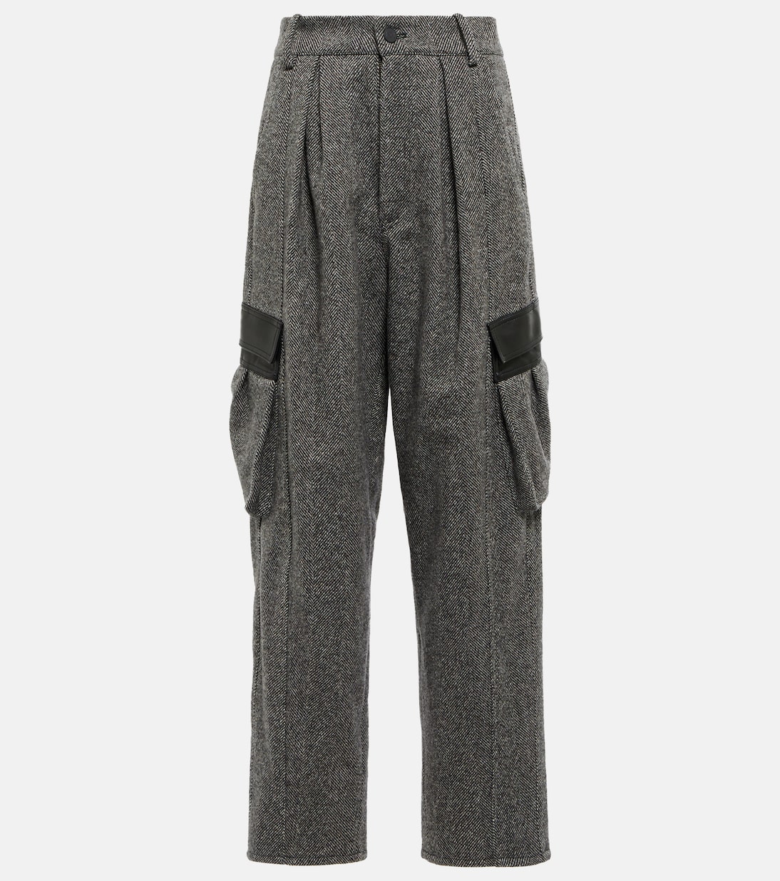 Брюки-карго Tres с высокой посадкой и узором елочка The Mannei, серый
Брюки-карго Tres с высокой посадкой и узором елочка The Mannei, серый