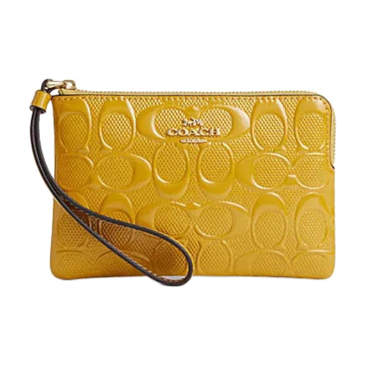 COACH Кошелек женский малый Corner Zip Cow Split Leather, Cow Leather Gold
COACH Кошелек женский малый Corner Zip Cow Split Leather, Cow Leather Gold