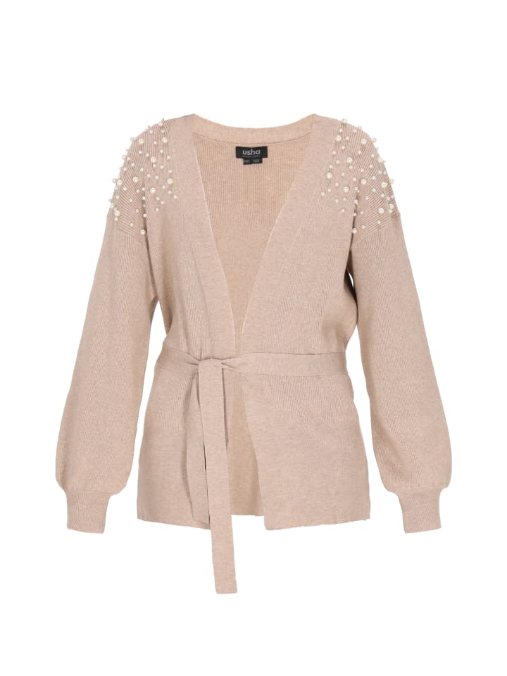 Usha BLACK LABEL Женский кардиган бежевого цвета
Usha BLACK LABEL Женский кардиган бежевого цвета