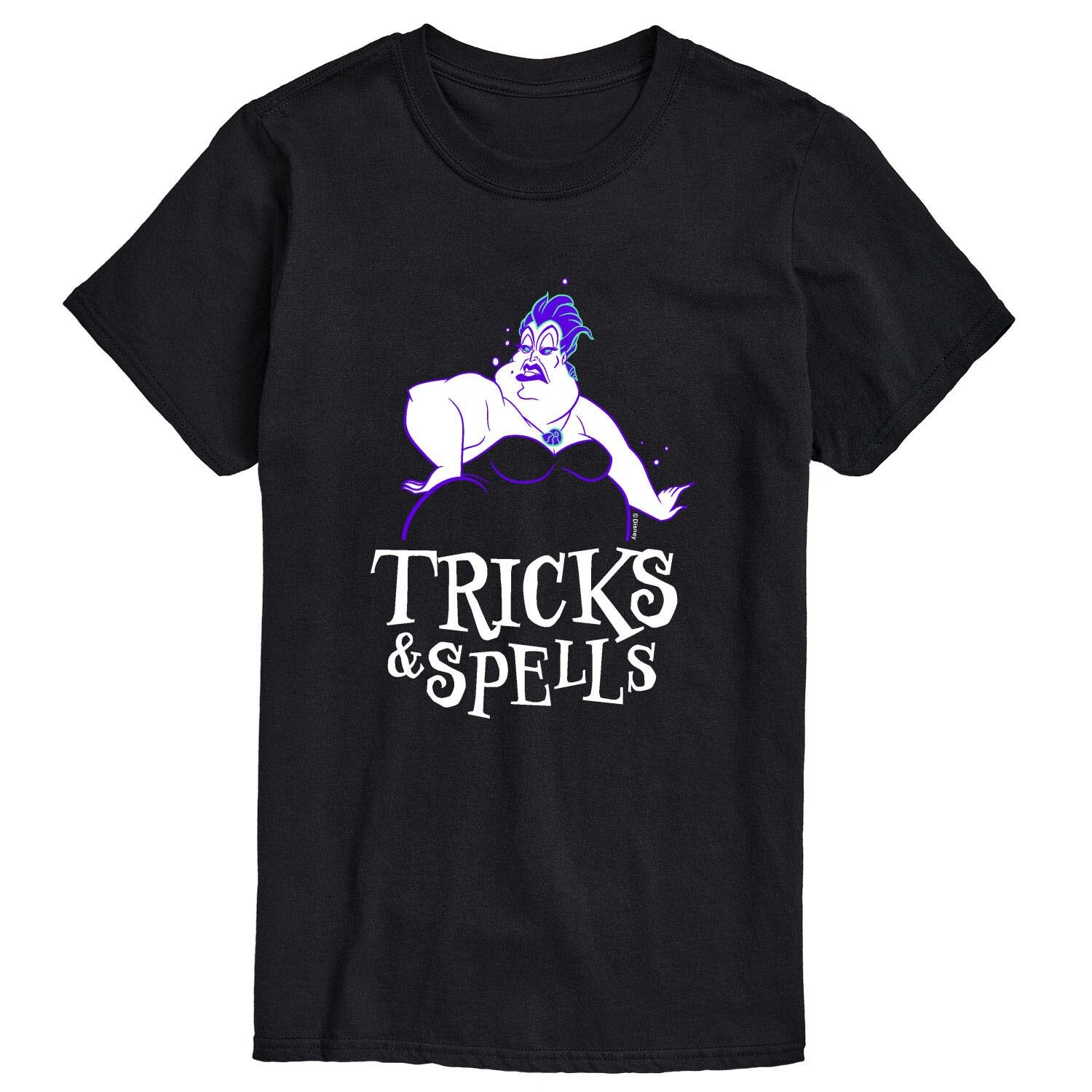 Футболка с изображением Disney's Villians Big & Tall Tricks Spells, Black License, черный
Футболка с изображением Disney's Villians Big & Tall Tricks Spells, Black License, черный