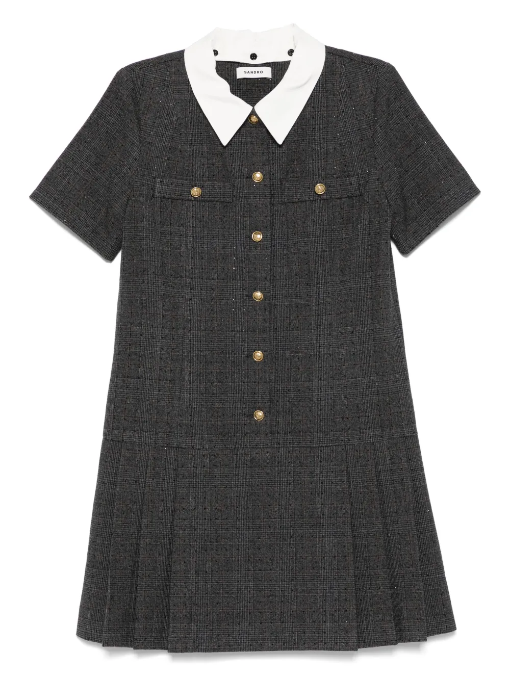 Платье с короткими рукавами SANDRO, зеленый
Платье с короткими рукавами SANDRO, зеленый