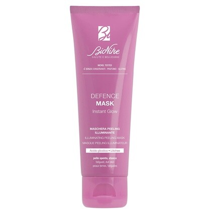 Defense Mask Instant Glow Осветляющий пилинг с гликолевой кислотой и личи 75мл, Bionike
Defense Mask Instant Glow Осветляющий пилинг с гликолевой кислотой и личи 75мл, Bionike