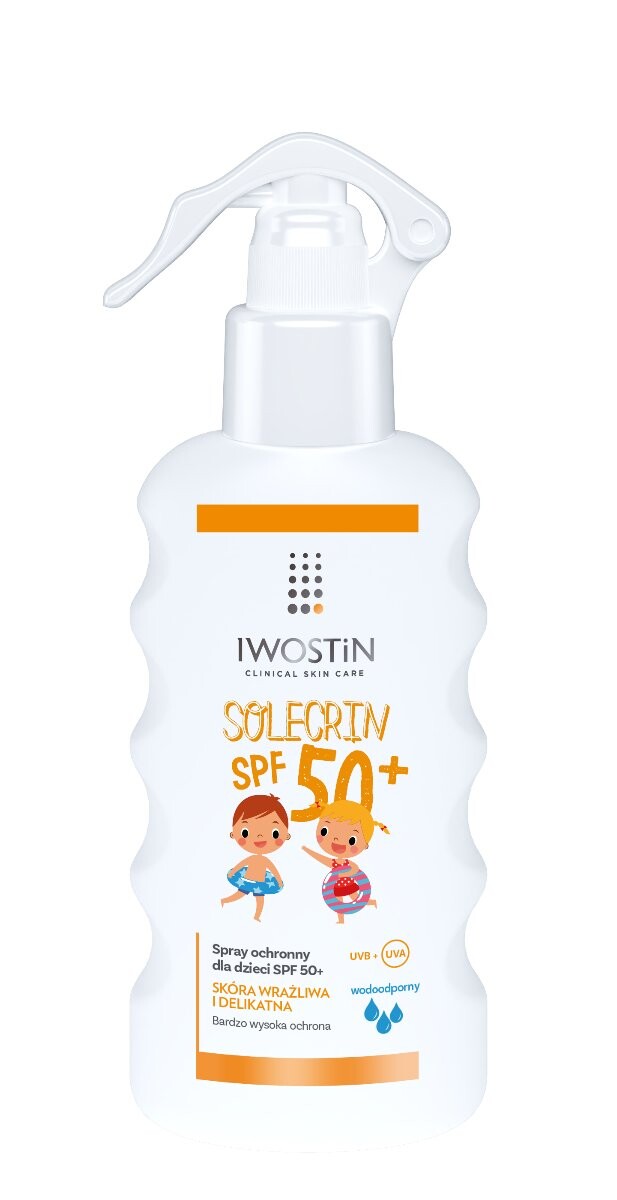 Iwostin Solecrin, защитный спрей для детей, SPF 50+, 175 мл
Iwostin Solecrin, защитный спрей для детей, SPF 50+, 175 мл