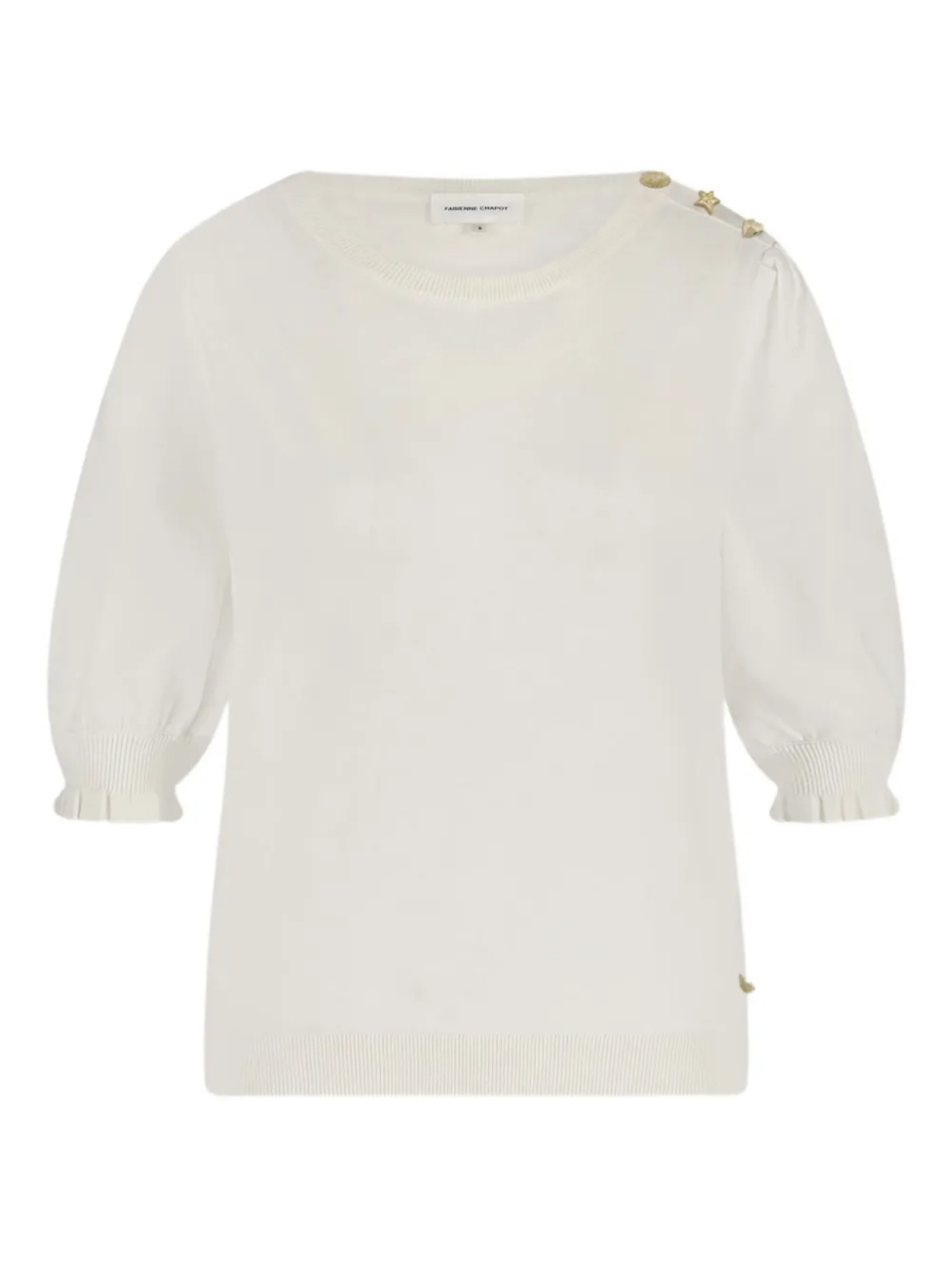 Футболка с застежкой на пуговицы Fabienne Chapot, белый
Футболка с застежкой на пуговицы Fabienne Chapot, белый