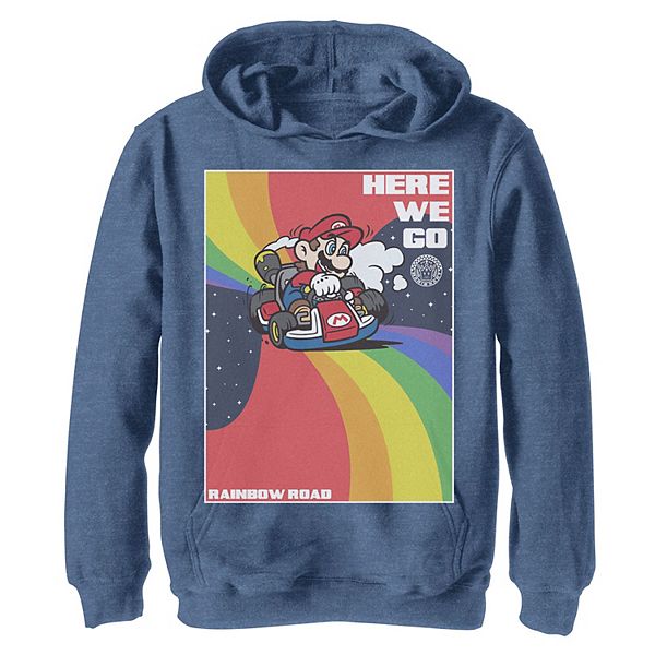 Толстовка с капюшоном Boys 4-20 Mario Kart Mario Here We Go Rainbow Road Licensed Character
Толстовка с капюшоном Boys 4-20 Mario Kart Mario Here We Go Rainbow Road Licensed Character