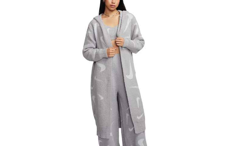 Спортивная одежда Phoenix Cozy Bouclé Женский свободный длинный вязаный кардиган Серый Nike
Спортивная одежда Phoenix Cozy Bouclé Женский свободный длинный вязаный кардиган Серый Nike