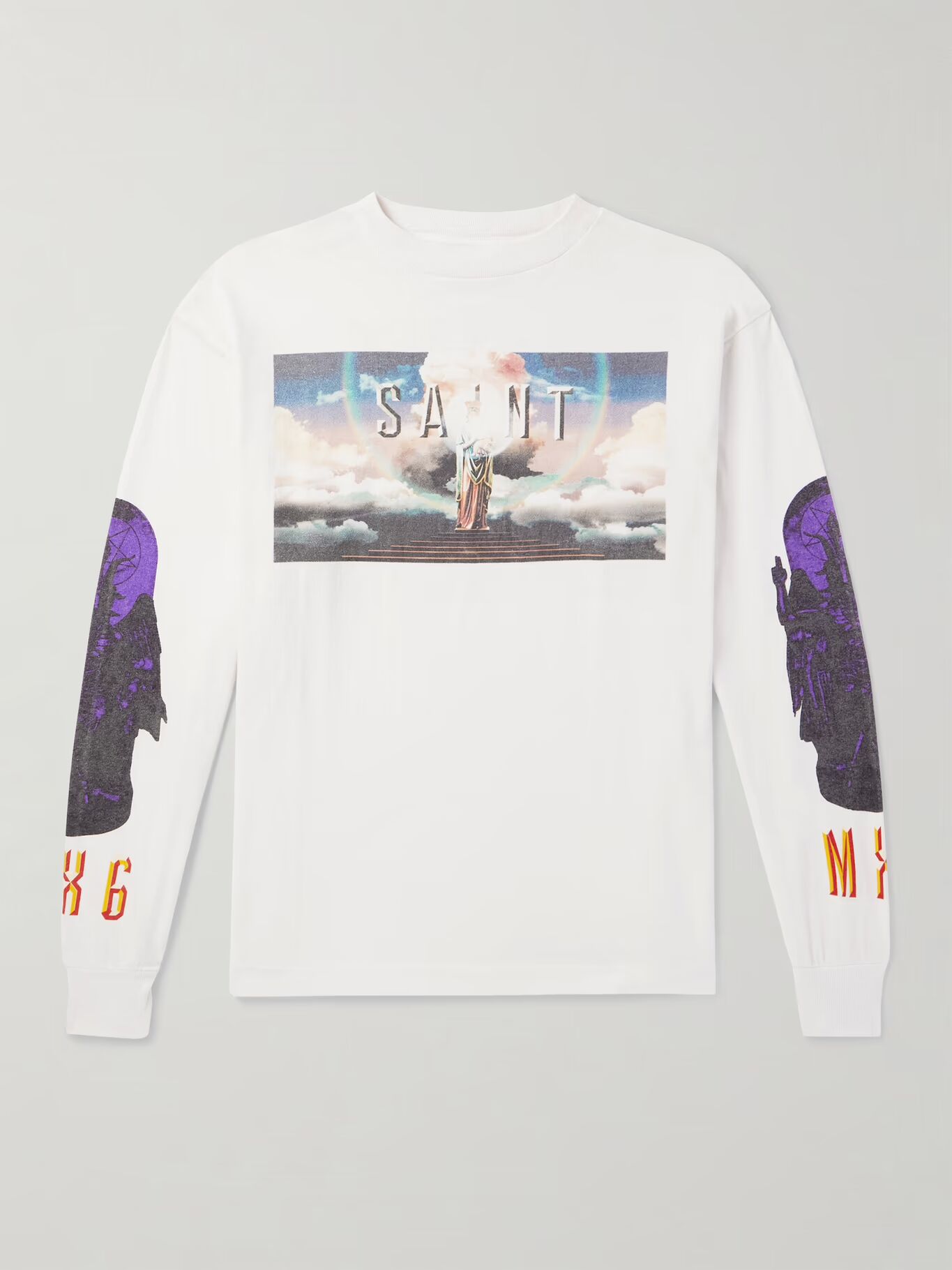 Футболка из хлопкового джерси с принтом логотипа Saint Heaven SAINT MXXXXXX, белый
Футболка из хлопкового джерси с принтом логотипа Saint Heaven SAINT MXXXXXX, белый