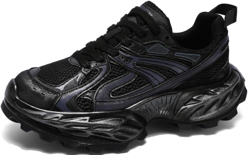 Мужские удобные кроссовки с толстой подошвой, многоцветные, на шнуровке, широкой посадки, платформенные кроссовки, кеды «папа» Lexamen, черный
Мужские удобные кроссовки с толстой подошвой, многоцветные, на шнуровке, широкой посадки, платформенные кроссовки, кеды «папа» Lexamen, черный