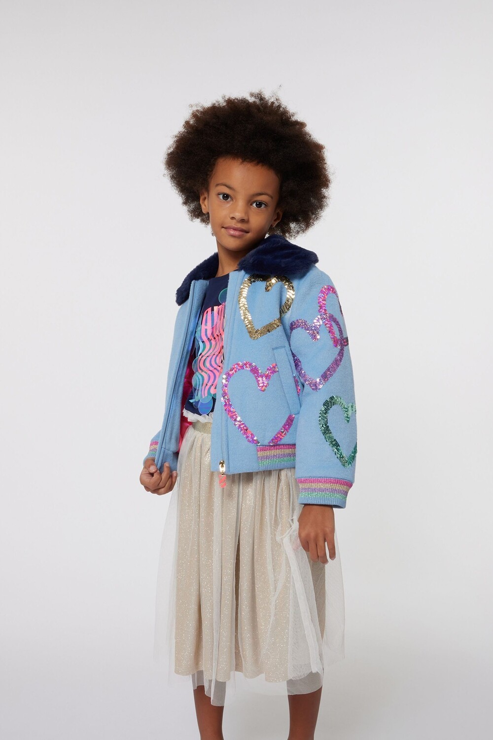 2 слойная юбка миди из блестящей сетки Billieblush, золотой
2 слойная юбка миди из блестящей сетки Billieblush, золотой