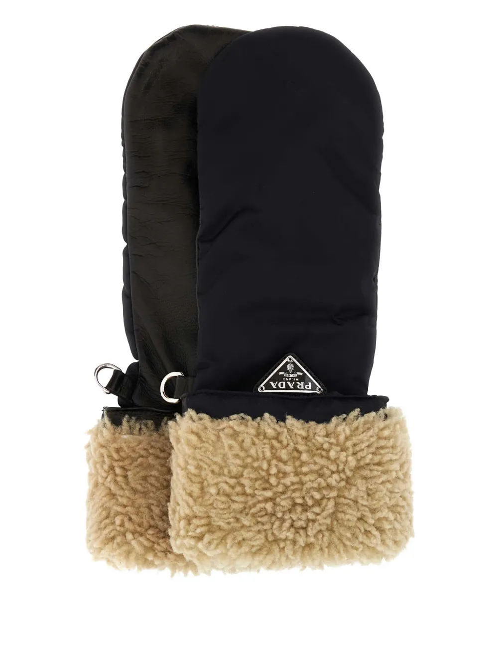 Варежки с логотипом Prada, черный
Варежки с логотипом Prada, черный