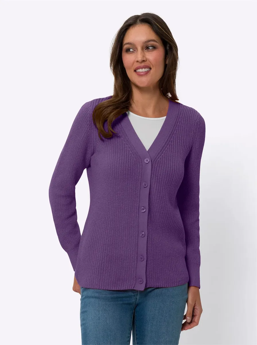 Классический кардиган Basics Classic Basics, фиолетовый
Классический кардиган Basics Classic Basics, фиолетовый