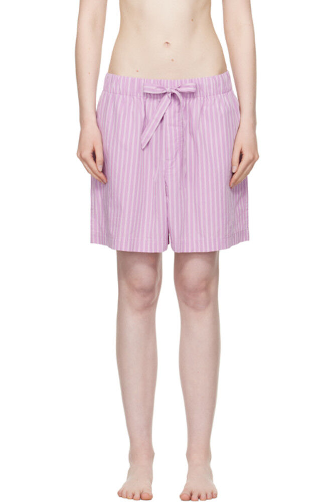 Розовые поплиновые пижамные шорты Tekla
Розовые поплиновые пижамные шорты Tekla