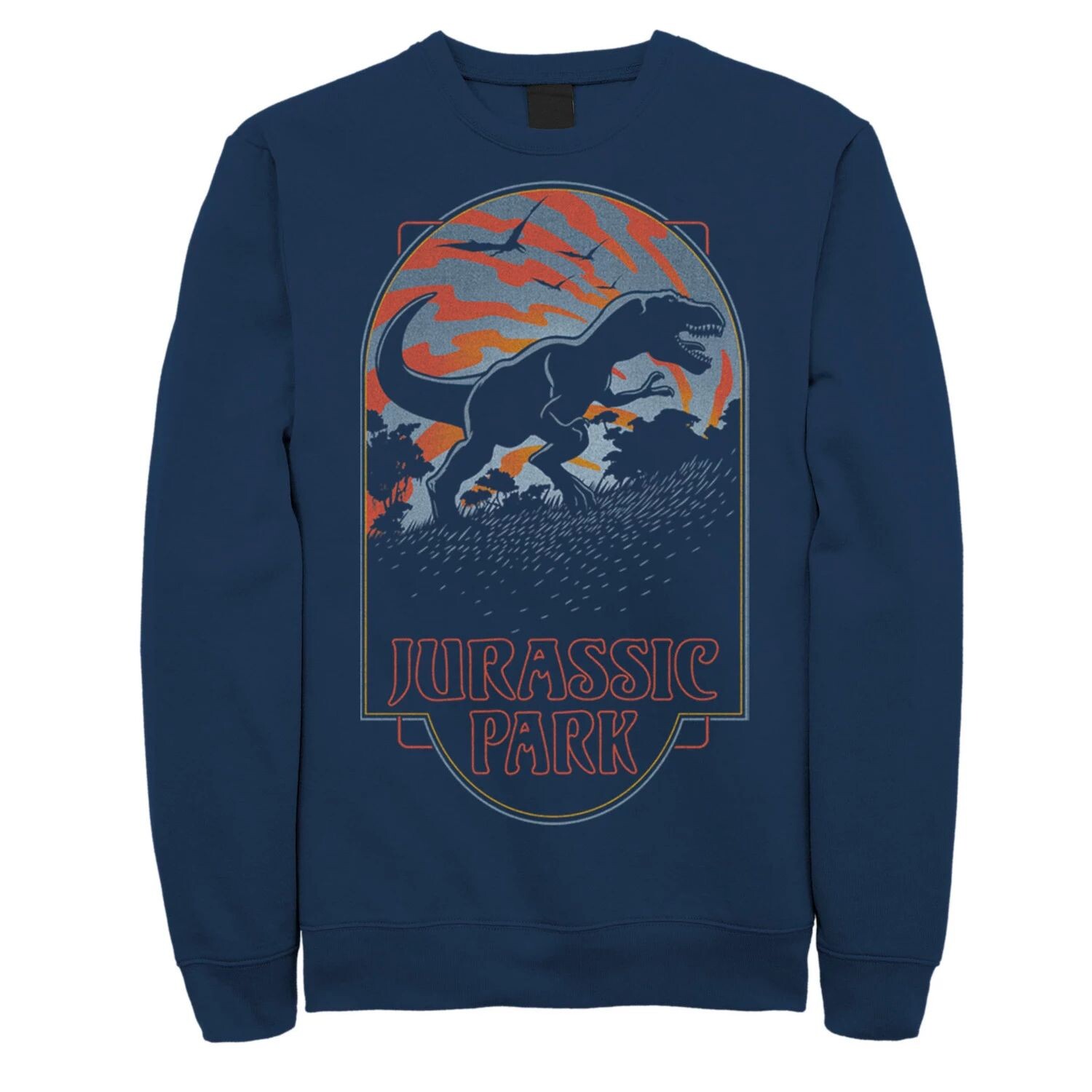 Мужской свитшот в тон с изображением заката и парка Юрского периода T Rex Silhouette Jurassic Park, синий
Мужской свитшот в тон с изображением заката и парка Юрского периода T Rex Silhouette Jurassic Park, синий