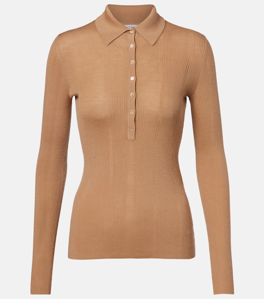 Вязаный поло из шерсти Sophia Gabriela Hearst, Camel
Вязаный поло из шерсти Sophia Gabriela Hearst, Camel