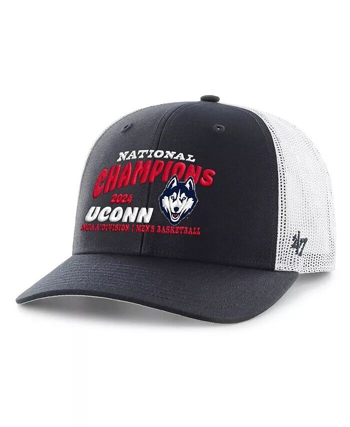 47 Мужская темно-синяя/белая регулируемая кепка дальнобойщика UConn Huskies 2024 NCAA для национальных чемпионов по баскетболу '47 Brand, синий
47 Мужская темно-синяя/белая регулируемая кепка дальнобойщика UConn Huskies 2024 NCAA для национальных чемпионов по баскетболу '47 Brand, синий