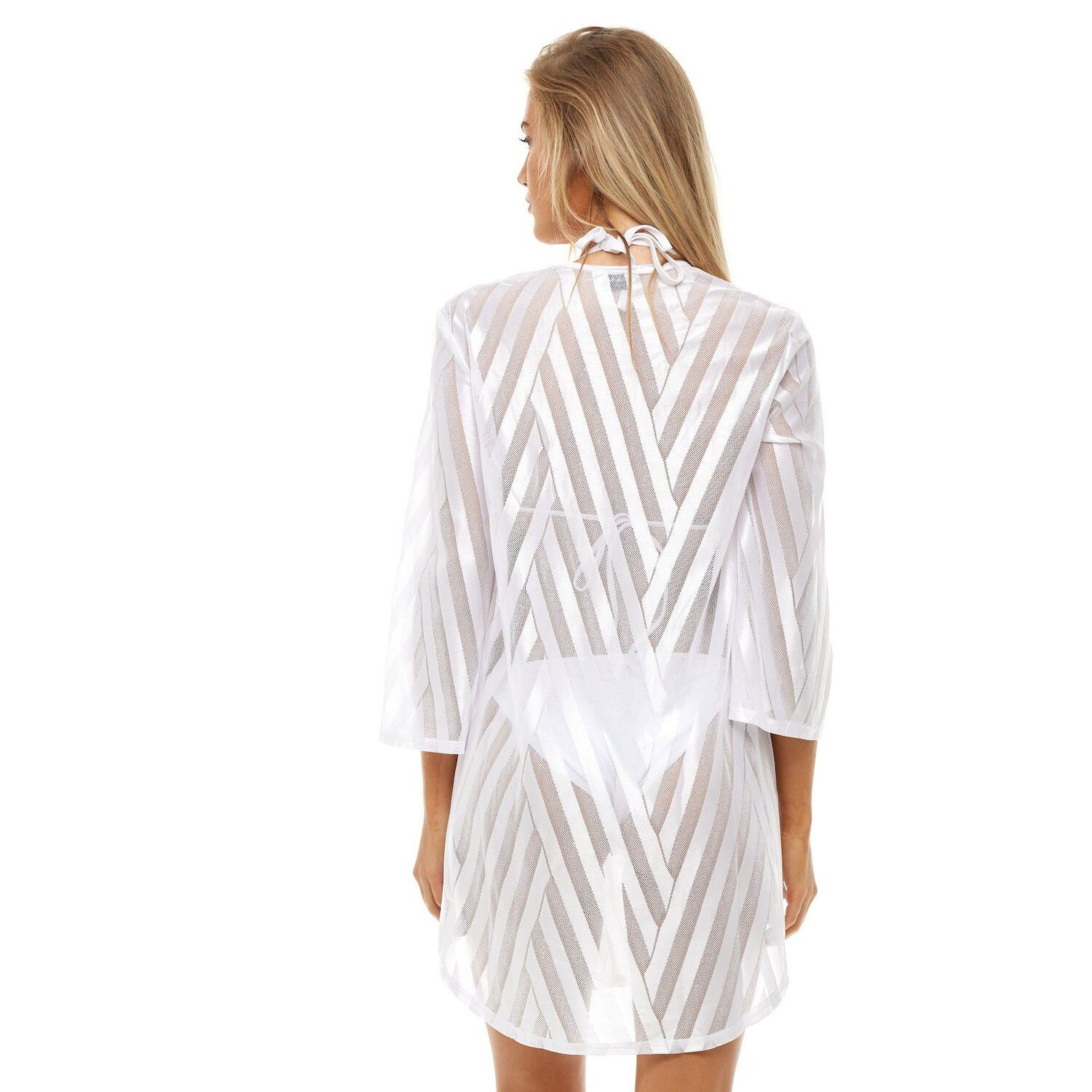 Женская пляжная туника для плавания в сетку с расклешенными рукавами Jordan Taylor Jordan Taylor, черный
Женская пляжная туника для плавания в сетку с расклешенными рукавами Jordan Taylor Jordan Taylor, черный