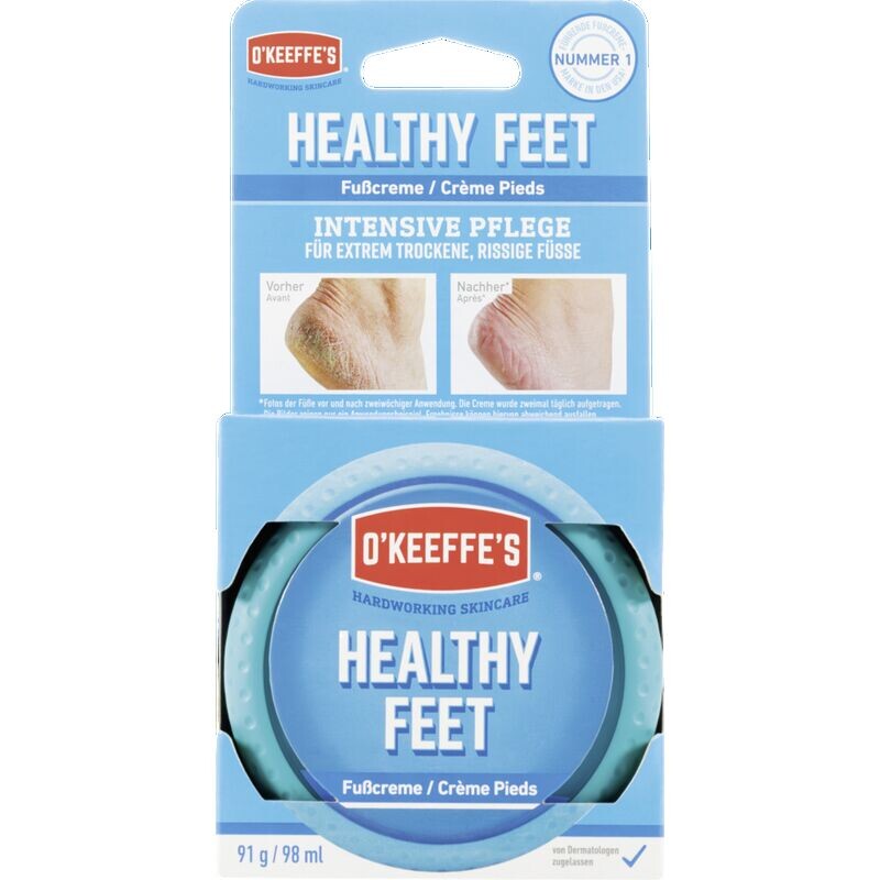 Крем для ног «Здоровые ноги» O'Keeffe's, 91 g
Крем для ног «Здоровые ноги» O'Keeffe's, 91 g