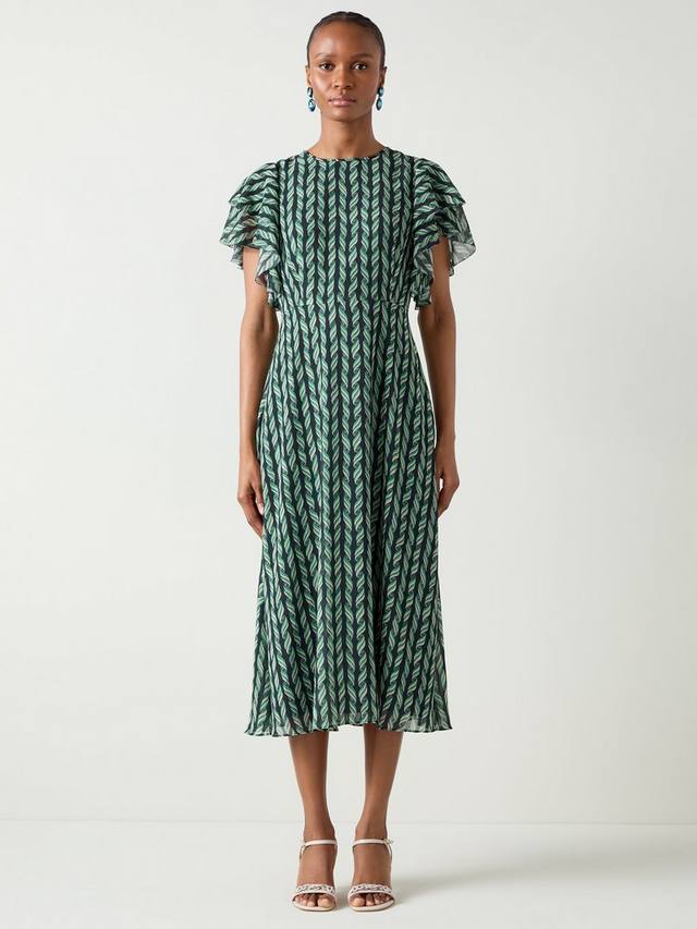 Платье миди от агнес L.K.Bennett, темно-синий/разноцветный
Платье миди от агнес L.K.Bennett, темно-синий/разноцветный