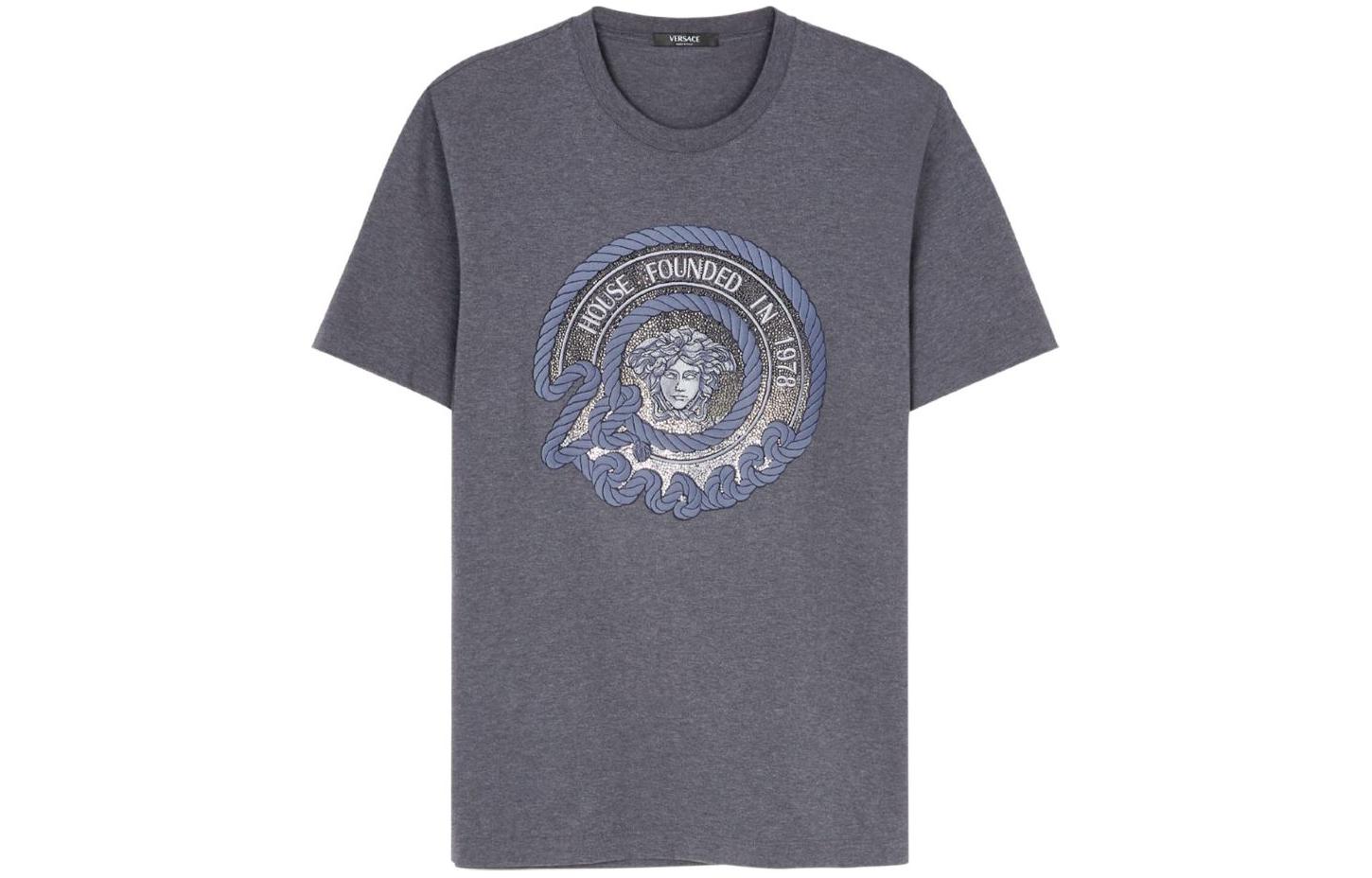 Футболка из хлопка Medusa Head VERSACE, серый
Футболка из хлопка Medusa Head VERSACE, серый