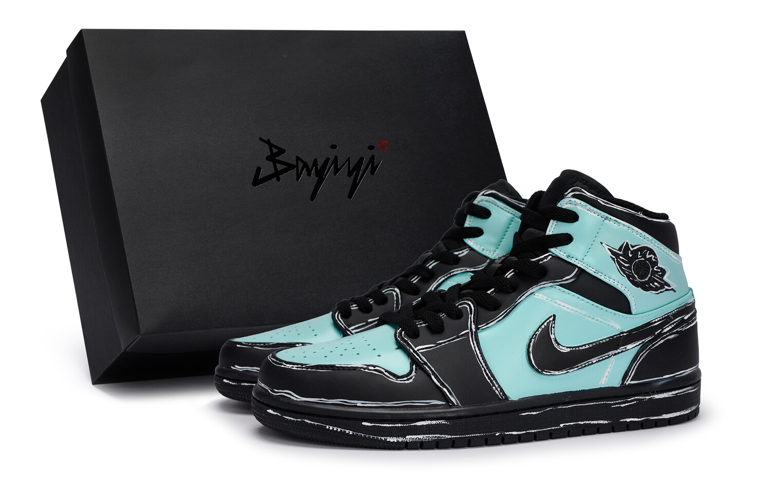 Баскетбольные кроссовки Air 1 для детей, начальная школа Jordan, цвет Black Tiffany
Баскетбольные кроссовки Air 1 для детей, начальная школа Jordan, цвет Black Tiffany