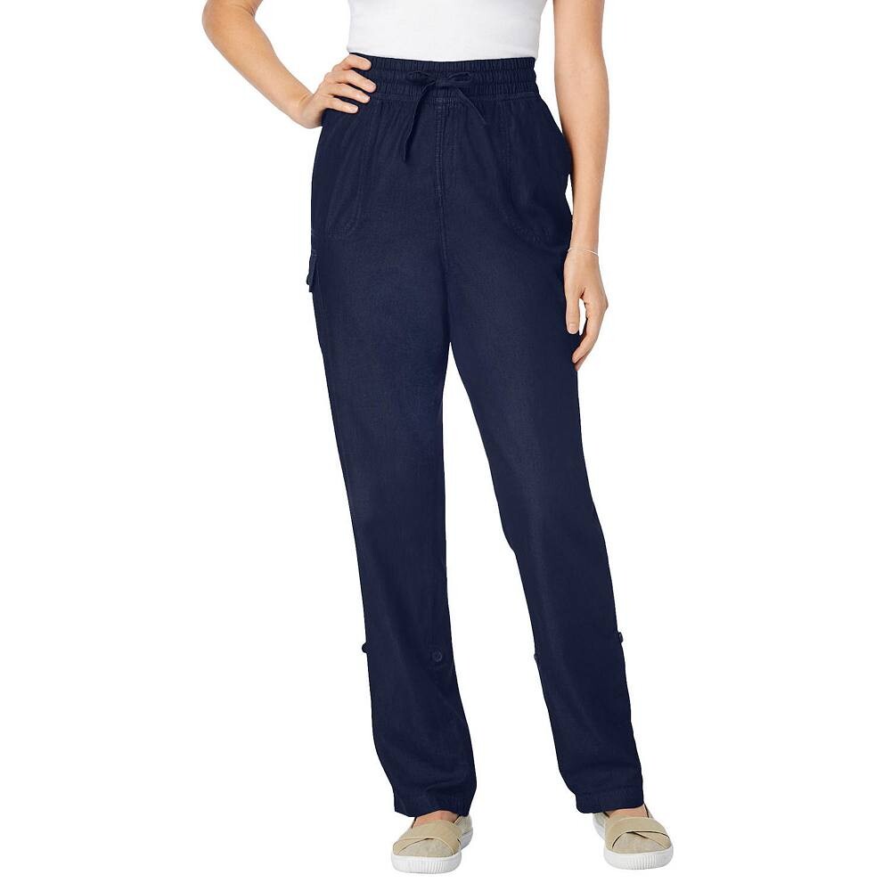 Женщина в женских брюках-карго миниатюрной длины больших размеров Woman Within, темно-синий
Женщина в женских брюках-карго миниатюрной длины больших размеров Woman Within, темно-синий