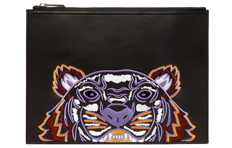 KENZO Кожаная клатч мужская черная 
KENZO Кожаная клатч мужская черная