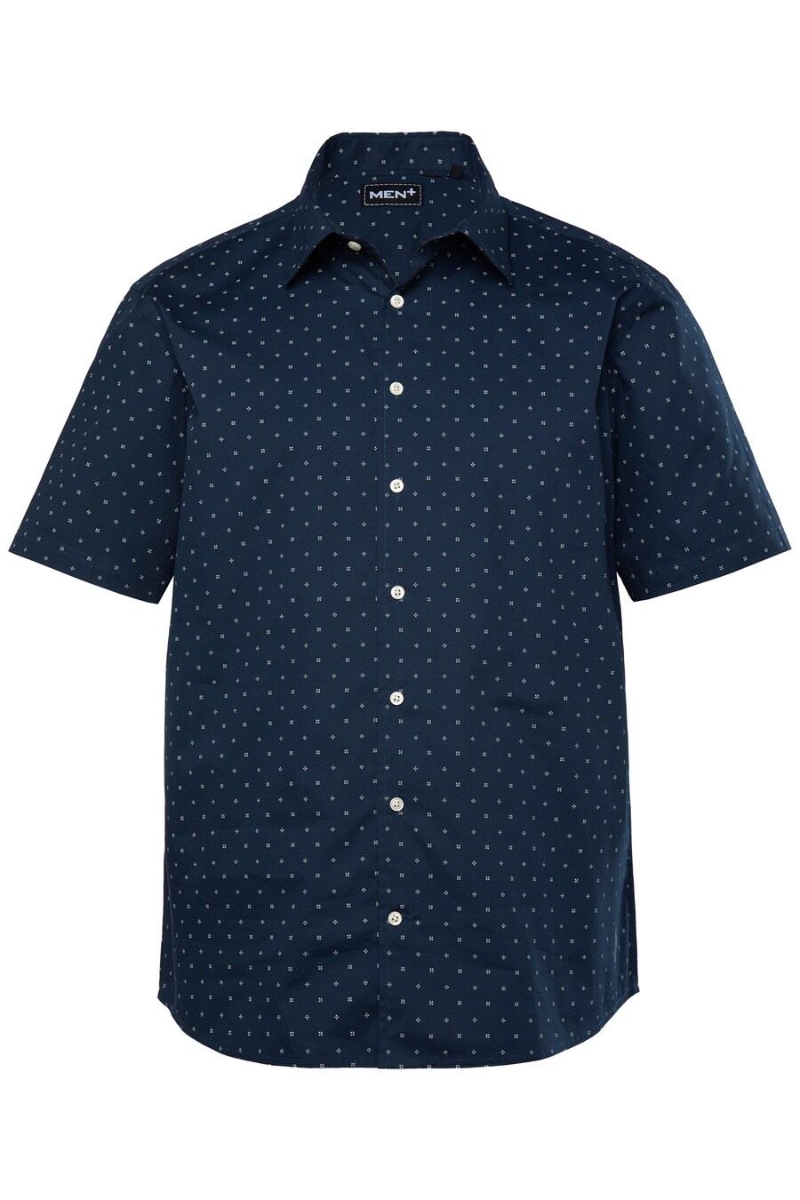 Рубашка на пуговицах классического кроя Men Plus, темно-синий 
Рубашка на пуговицах классического кроя Men Plus, темно-синий