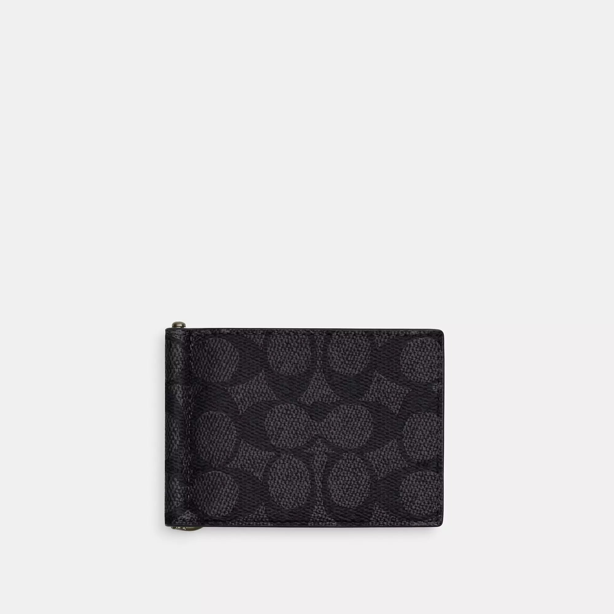 Coach Outlet Тонкий бумажник с зажимом для денег в фирменной холщовой ткани, бронзовый/угольный/черный
Coach Outlet Тонкий бумажник с зажимом для денег в фирменной холщовой ткани, бронзовый/угольный/черный