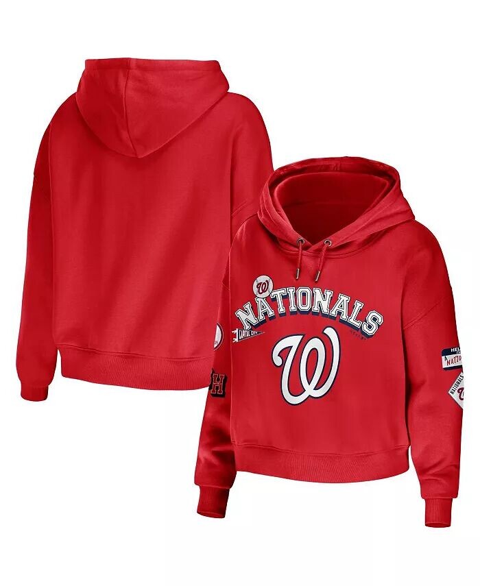 Женский укороченный пуловер с капюшоном Red Washington Nationals Modest Patches Wear By Erin Andrews
Женский укороченный пуловер с капюшоном Red Washington Nationals Modest Patches Wear By Erin Andrews