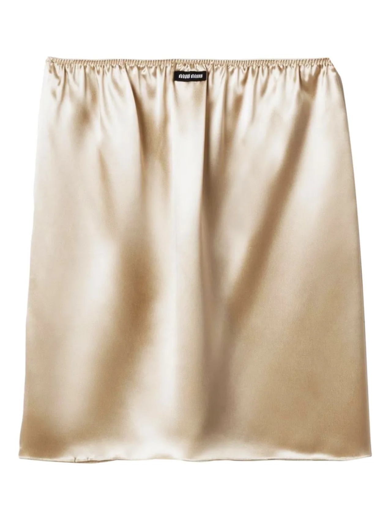 Miu Miu атласная юбка, нейтральный
Miu Miu атласная юбка, нейтральный