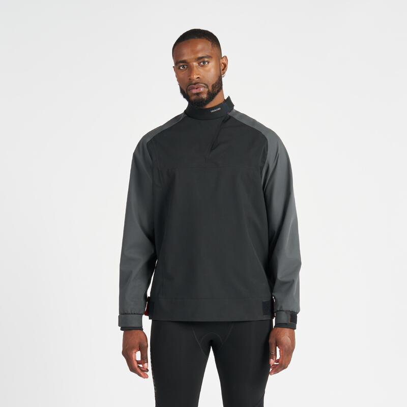 Куртка для парусного спорта/каякинга 500 Мужская, черная ветровка TRIBORD, цвет gris 
Куртка для парусного спорта/каякинга 500 Мужская, черная ветровка TRIBORD, цвет gris