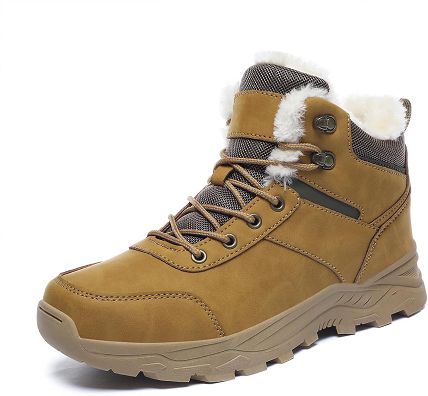 Мужские теплые зимние ботинки NXNBHSL с меховой подкладкой, модные, удобные, легкие, водонепроницаемые, с противоскользящей подошвой, на шнуровке, для походов, работы и зимнего отдыха на улице, желтый
Мужские теплые зимние ботинки NXNBHSL с меховой подкладкой, модные, удобные, легкие, водонепроницаемые, с противоскользящей подошвой, на шнуровке, для походов, работы и зимнего отдыха на улице, желтый