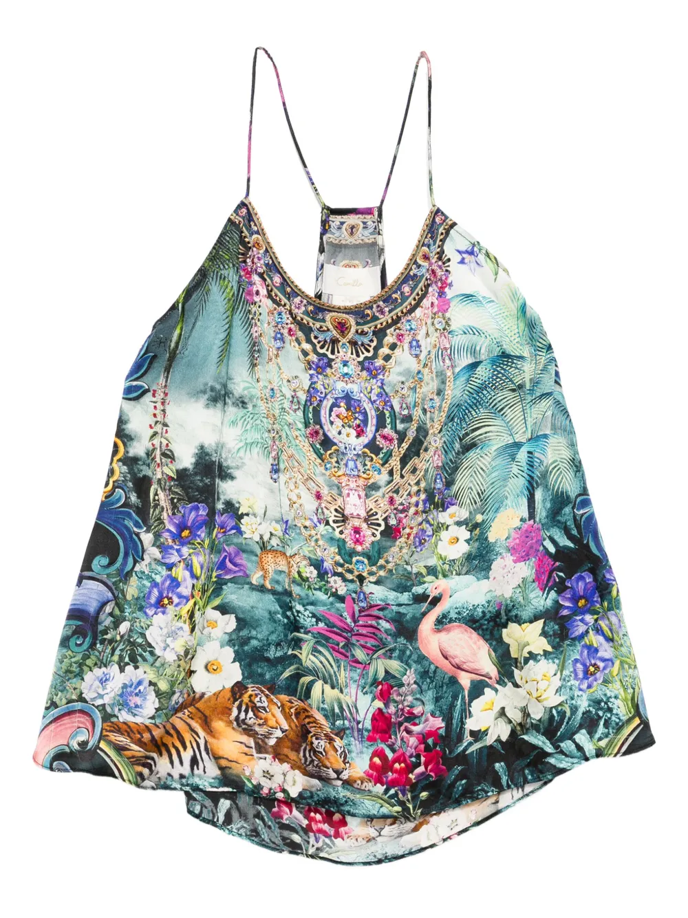 Топ с графичным принтом Camilla, синий
Топ с графичным принтом Camilla, синий