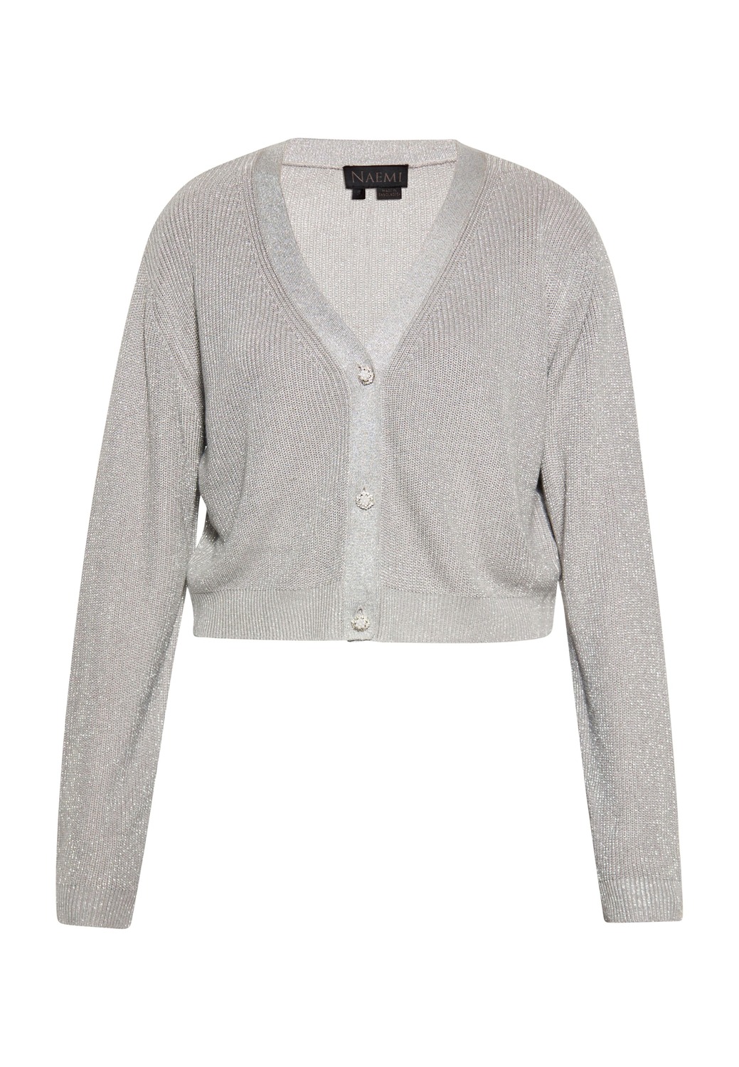 NAEMI Вязаный кардиган в сером цвете
NAEMI Вязаный кардиган в сером цвете