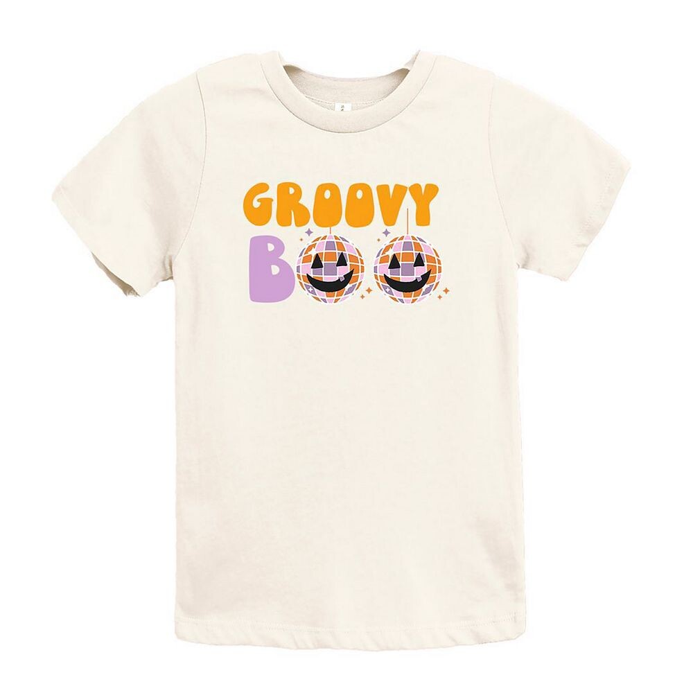Молодежная футболка с короткими рукавами и рисунком Groovy Boo The Juniper Shop, цвет Cream