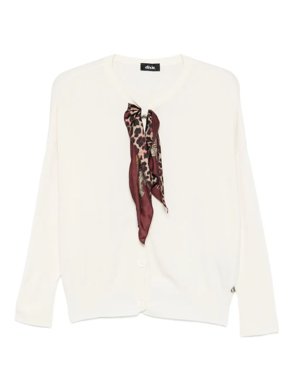 Кардиган с пришитым шарфом Dixie, белый
Кардиган с пришитым шарфом Dixie, белый
