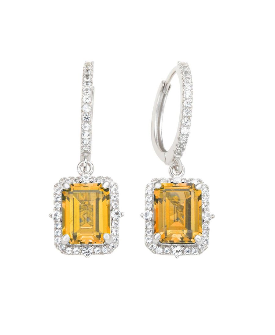 Серьги-подвески Suzy Levian из стерлингового серебра с изумрудными камнями и ореолом из драгоценных камней Suzy Levian New York, Citrine / silver
Серьги-подвески Suzy Levian из стерлингового серебра с изумрудными камнями и ореолом из драгоценных камней Suzy Levian New York, Citrine / silver