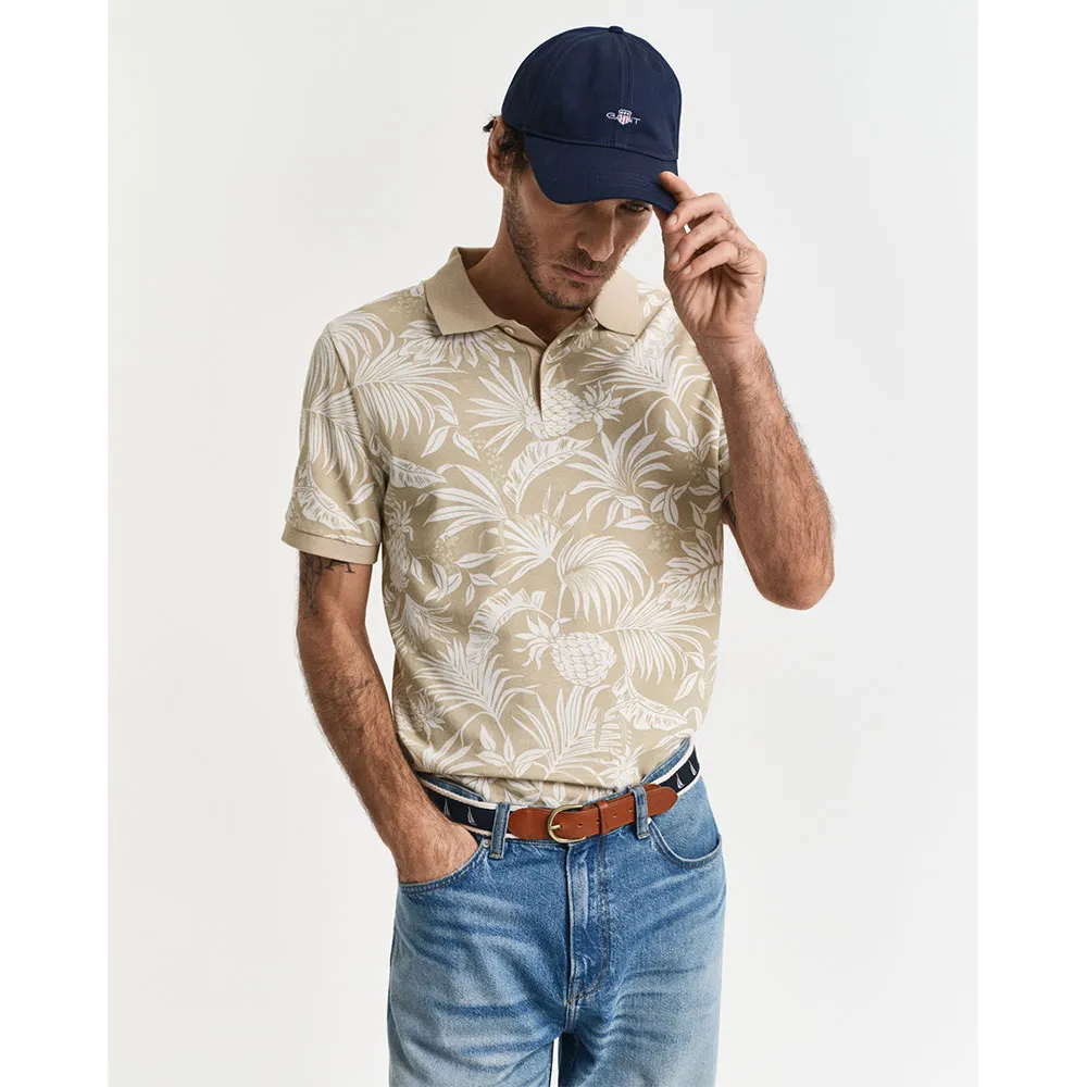 Поло с коротким рукавом Gant 2014038, бежевый 
Поло с коротким рукавом Gant 2014038, бежевый