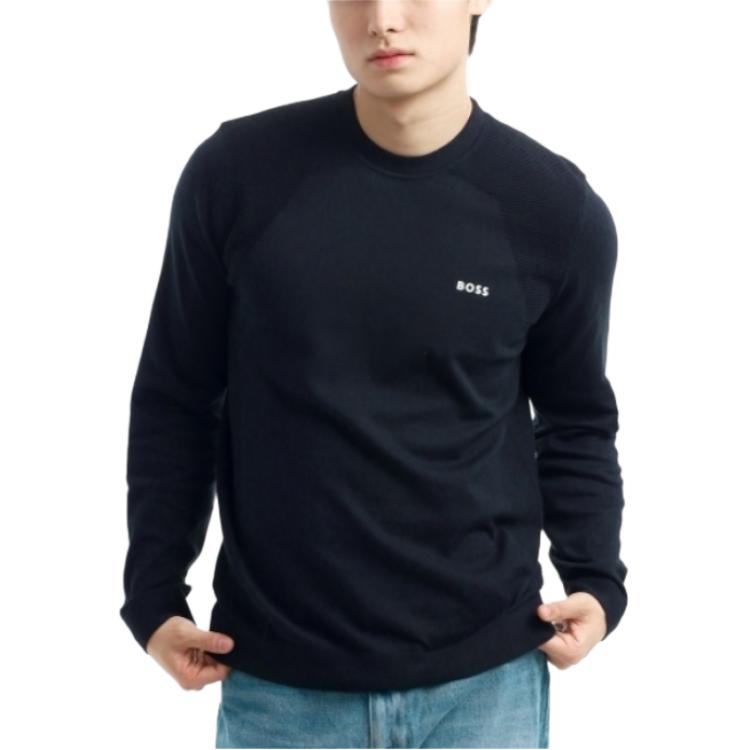 Свитер Boss с резиновым логотипом HUGO BOSS, синий
Свитер Boss с резиновым логотипом HUGO BOSS, синий