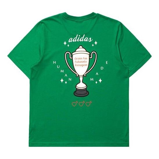 Футболка originals x human made crossover printing pattern casual sports short sleeve green Adidas, зеленый
Футболка originals x human made crossover printing pattern casual sports short sleeve green Adidas, зеленый