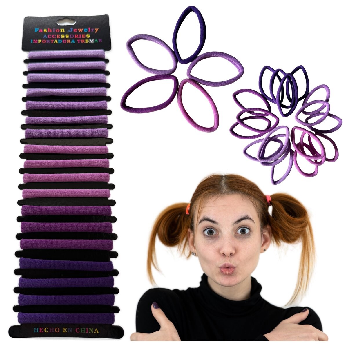 Резинки для волос без стыков, гибкие, удобные, декоративные, набор 18 шт Inna Marka
Резинки для волос без стыков, гибкие, удобные, декоративные, набор 18 шт Inna Marka