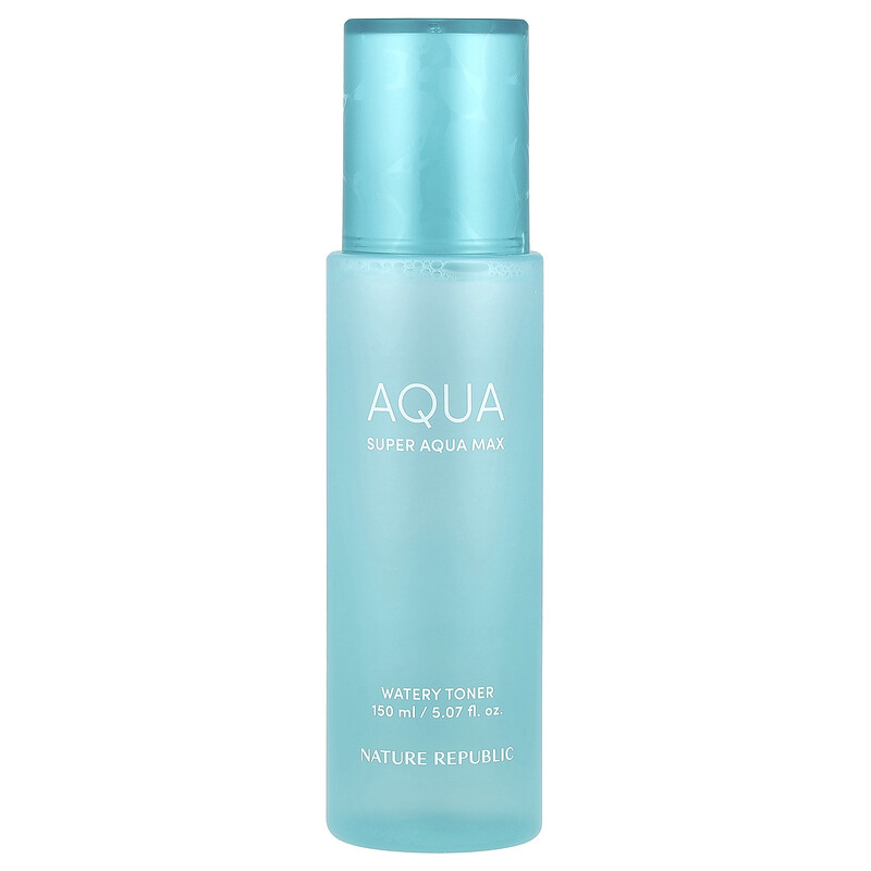 Nature Republic, Super Aqua Max, водянистый тоник, 150 мл (5,07 жидк. унц.)
Nature Republic, Super Aqua Max, водянистый тоник, 150 мл (5,07 жидк. унц.)