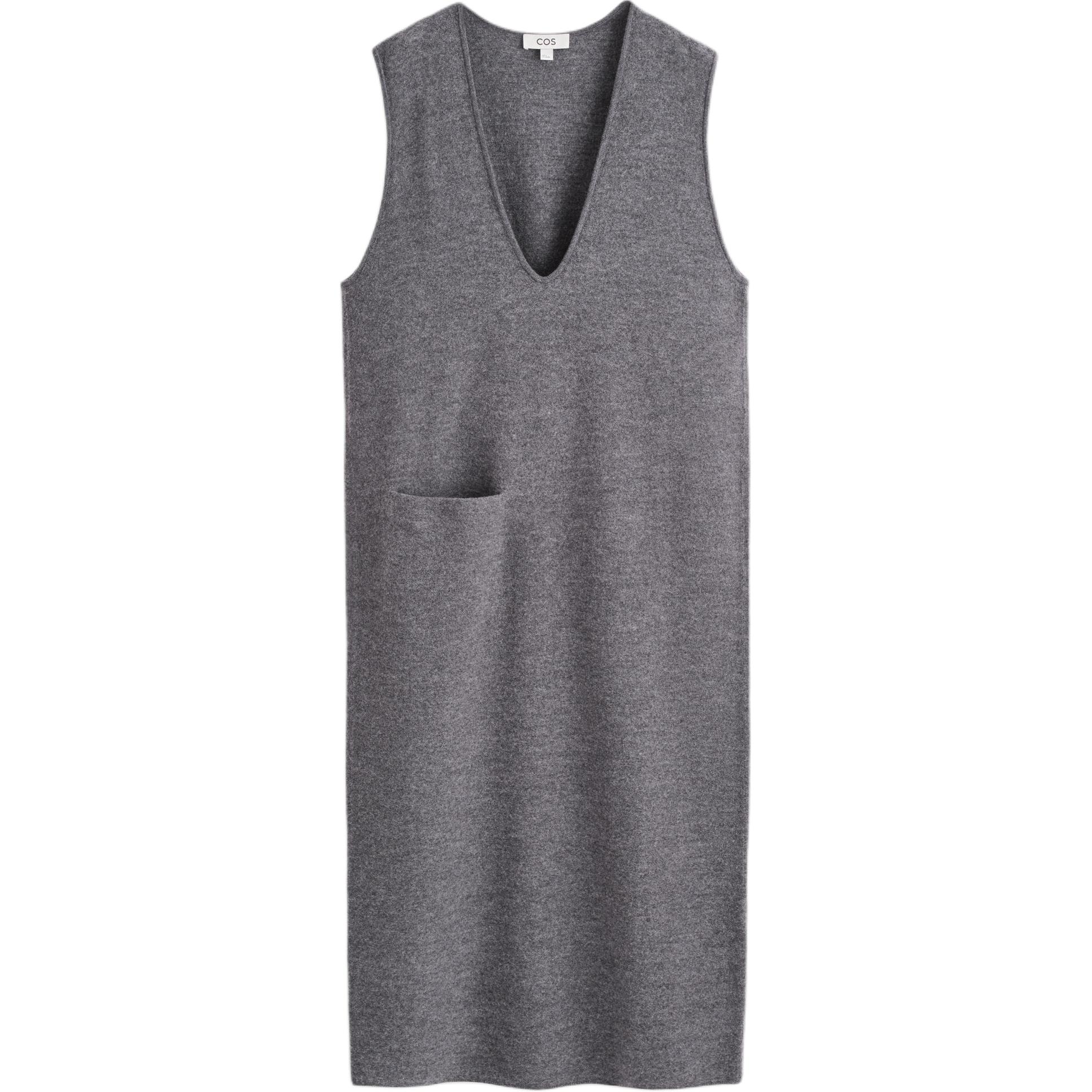 Женское серое платье без рукавов COS, серый
Женское серое платье без рукавов COS, серый