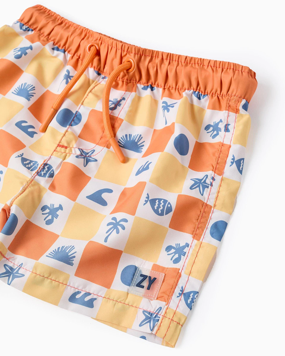 Детский купальный костюм для мальчика с принтом и регулируемым шнурком Zippy, оранжевый
Детский купальный костюм для мальчика с принтом и регулируемым шнурком Zippy, оранжевый