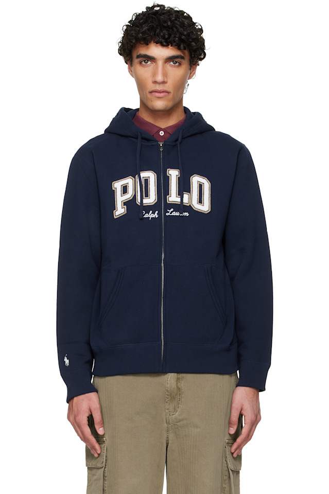 Polo Ralph Lauren Толстовка на молнии из флиса с логотипом темно-синего цвета
Polo Ralph Lauren Толстовка на молнии из флиса с логотипом темно-синего цвета