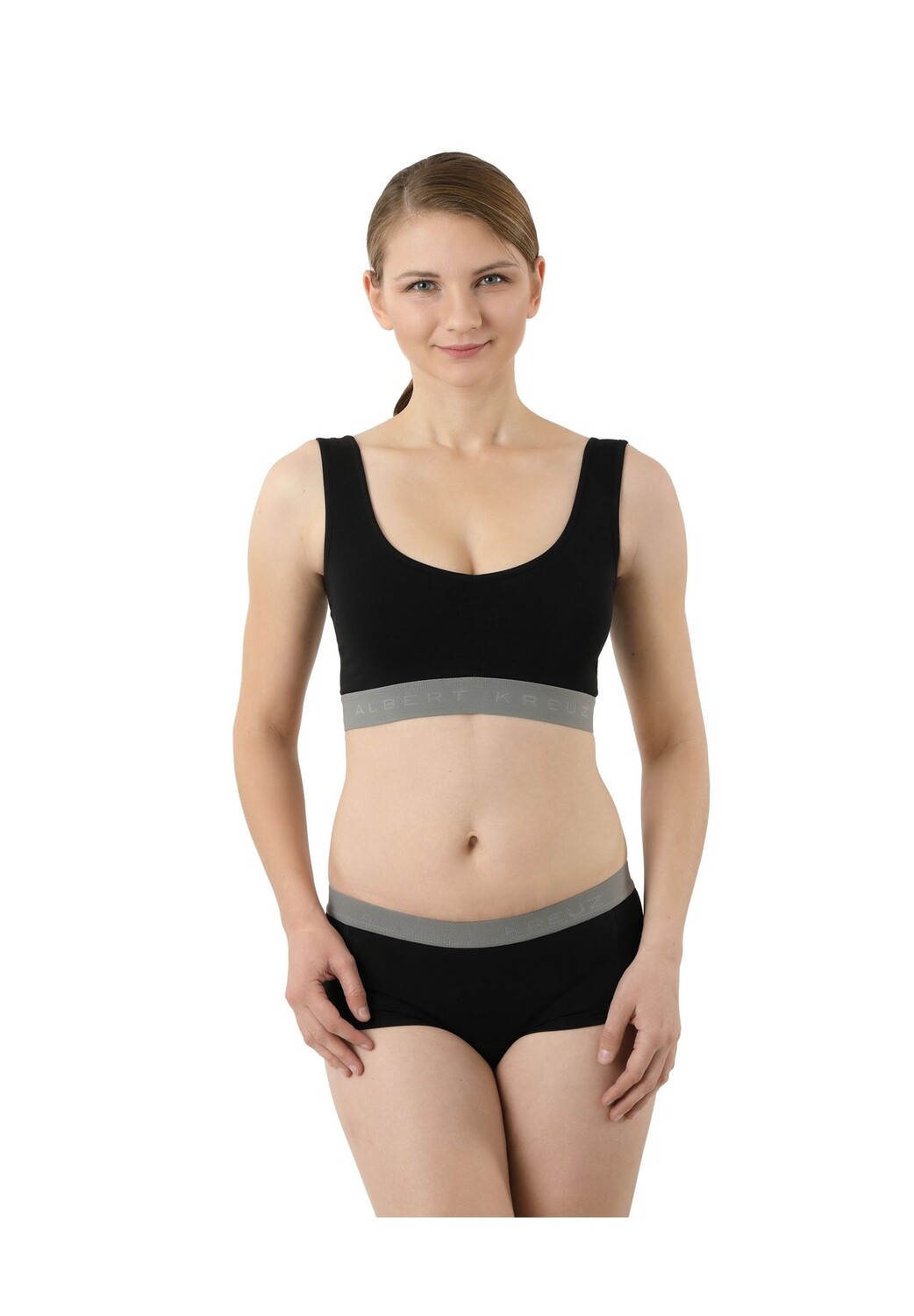 Бюстгальтер-топ-бюстье дышащий Albertkreuz, черный
Бюстгальтер-топ-бюстье дышащий Albertkreuz, черный