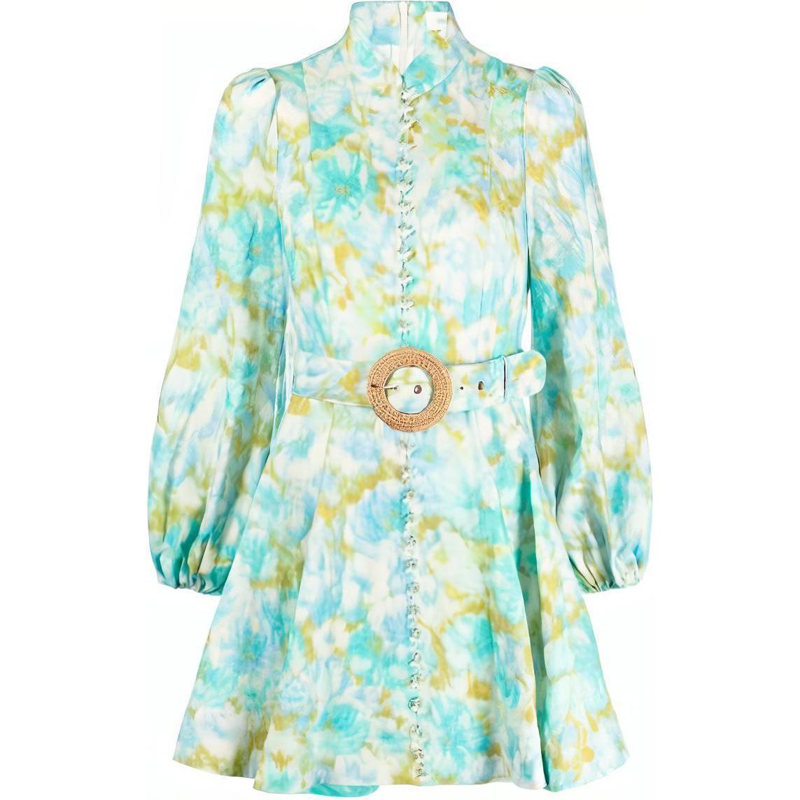 SS23 Длинное Платье с Длинными Рукавами Женское Синий Zimmermann
SS23 Длинное Платье с Длинными Рукавами Женское Синий Zimmermann