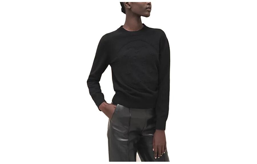 Свитер женский Hermes прямого кроя, черный
Свитер женский Hermes прямого кроя, черный